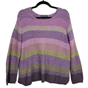 Northern‎ Isles Knit Sweater Size L Casual Boho Y2K Women's Multicolor